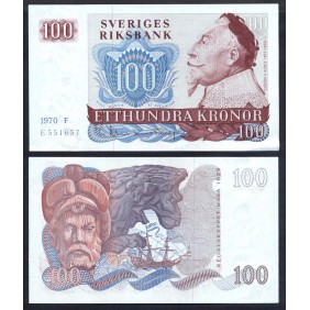 SWEDEN 100 Kronor 1970