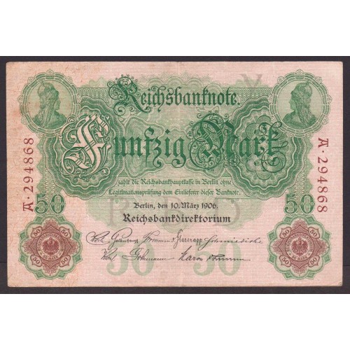 GERMANY 50 Mark 1906