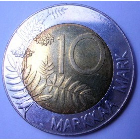 FINLAND 10 Markkaa 1993...