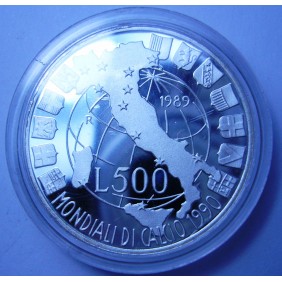 500 Lire 1989 MONDIALI DI...