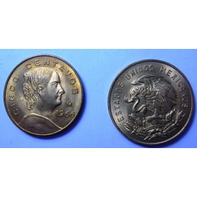 MEXICO 5 Centavos 1966