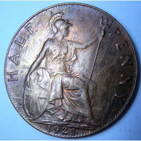 GREAT BRITAIN 1/2 Penny 1921