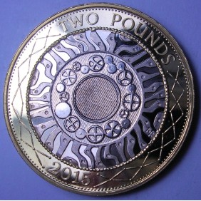 GREAT BRITAIN 2 Pounds 2015...