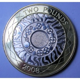GREAT BRITAIN 2 Pounds 2008...