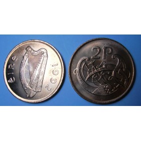 IRELAND 2 Pence 1992