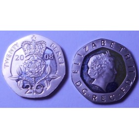 GREAT BRITAIN 20 Pence 2008...