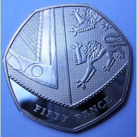 GREAT BRITAIN 50 Pence 2015...