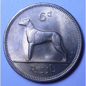IRELAND 6 Pence 1967