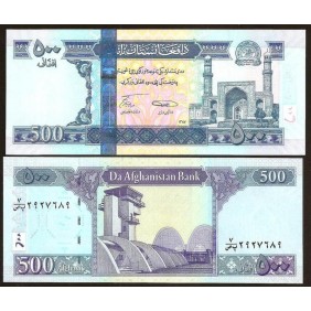 AFGHANISTAN 500 Afghanis 2008