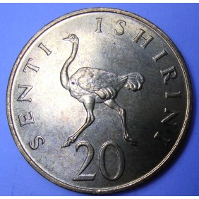 TANZANIA 20 Senti 1982