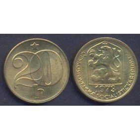 CZECHOSLOVAKIA 20 Haleru 1973