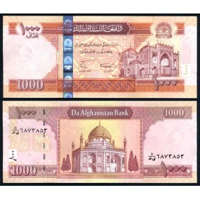 AFGHANISTAN 1000 Afghanis 2008