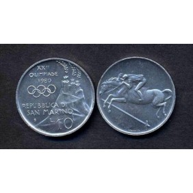 SAN MARINO 10 Lire 1980...