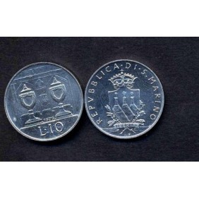 SAN MARINO 10 Lire 1979...
