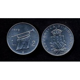 SAN MARINO 2 Lire 1979 Le...