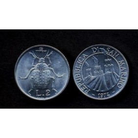 SAN MARINO 2 Lire 1974