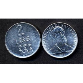 SAN MARINO 2 Lire 1972