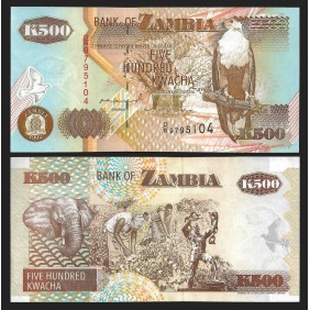 ZAMBIA 500 Kwacha 1992