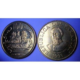 PARAGUAY 100 Guaranies 1993...