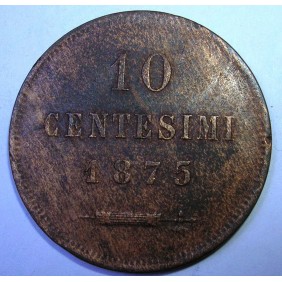 SAN MARINO 10 Centesimi 1875