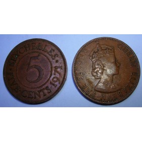 SEYCHELLES 5 Cents 1971