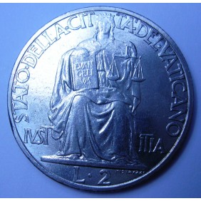 VATICANO 2 Lire 1943 FDC