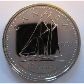 CANADA 10 Cents 1994