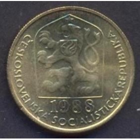 CZECHOSLOVAKIA 20 Haleru 1988