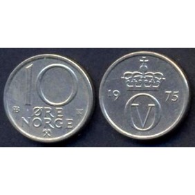 NORWAY 10 Ore 1975