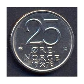 NORWAY 25 Ore 1978