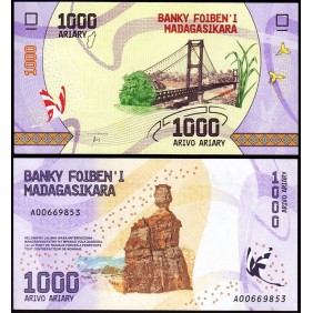 MADAGASCAR 1000 Ariary 2017