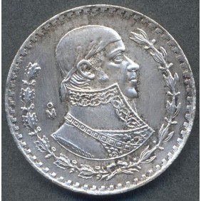 MEXICO 1 Peso 1964 AG...