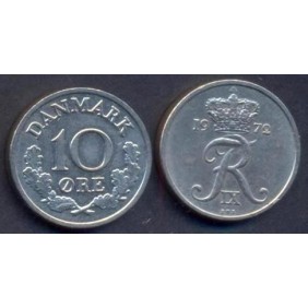 DENMARK 10 Ore 1972