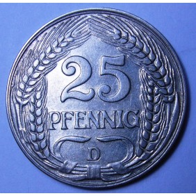 GERMANY EMPIRE 25 Pfennig...