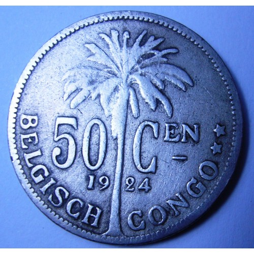 BELGIAN CONGO 50 Centimes...