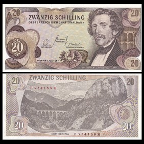 AUSTRIA 20 Schilling 1967