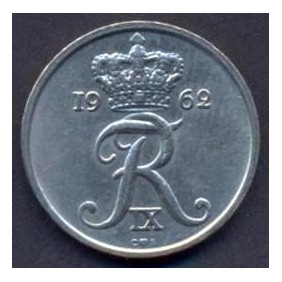 DENMARK 10 Ore 1962