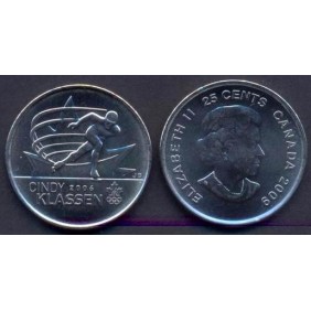 CANADA 25 Cents 2009 Cindy...