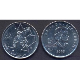 CANADA 25 Cents 2009 Scedge...