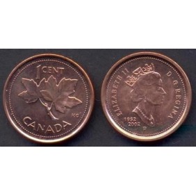 CANADA 1 Cent 2002 P