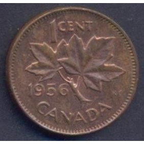 CANADA 1 Cent 1956