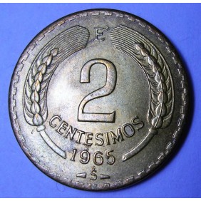 CHILE 2 Centesimos 1965