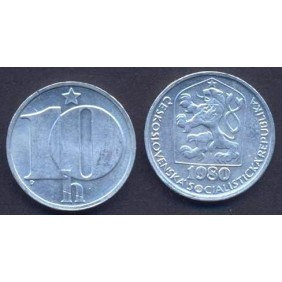 CZECHOSLOVAKIA 10 Haleru 1980