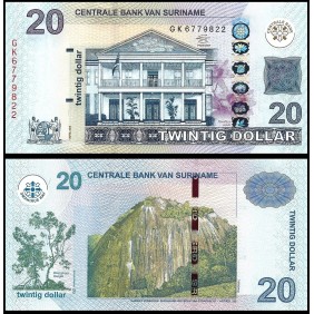 SURINAME 20 Dollars 2012