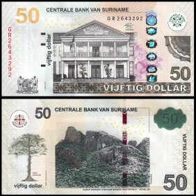 SURINAME 50 Dollars 2012