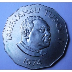 TONGA 50 Seniti 1974 rare