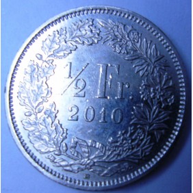 SWITZERLAND 1/2 Franc 2010