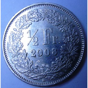 SWITZERLAND 1/2 Franc 2008