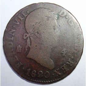 SPAIN 4 Maravedis 1820