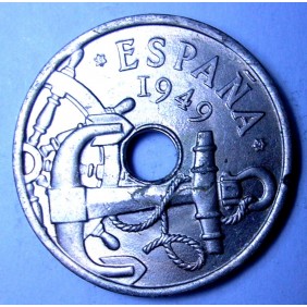 SPAIN 50 Centimos 1949 (51)